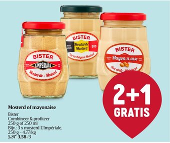 Delhaize Mosterd of mayonaise aanbieding