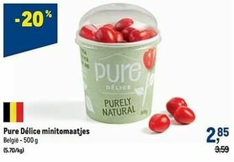 Makro Pure délice minitomaatjes aanbieding