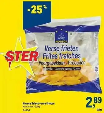 Makro Horeca select verse frieten aanbieding