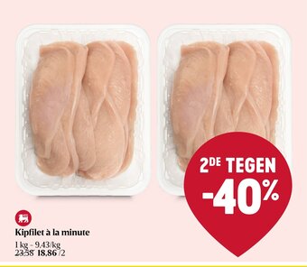 Delhaize Kipfilet à la minute aanbieding