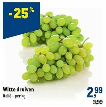 Makro Witte druiven aanbieding