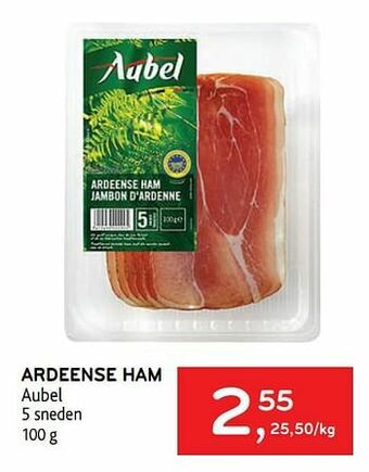 Alvo Ardeense ham aubel aanbieding