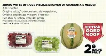 Jumbo charentais meloen