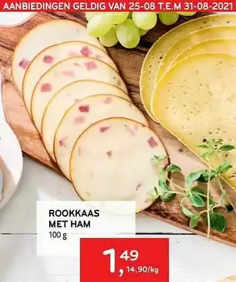 Alvo Rookkaas met ham aanbieding