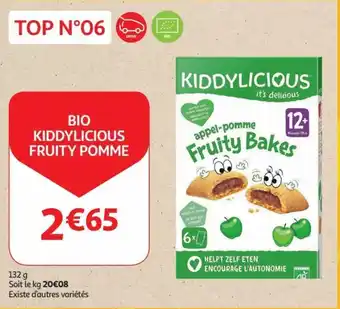 BIO KIDDYLICIOUS FRUITY POMME