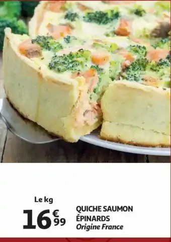 QUICHE SAUMON EPINARDS