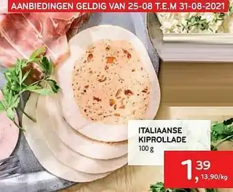 Alvo Italiaanse kiprollade aanbieding