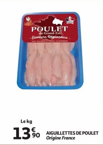 Auchan AIGUILLETTES DE POULET aanbieding