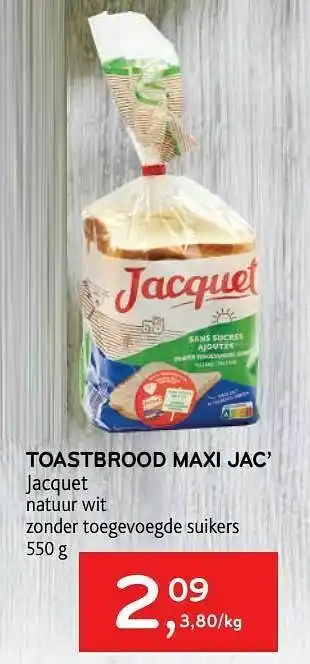 Toastbrood maxi jac’ jacquet