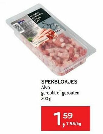 Alvo Spekblokjes alvo aanbieding