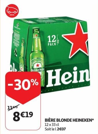 Auchan BIÈRE BLONDE HEINEKEN aanbieding