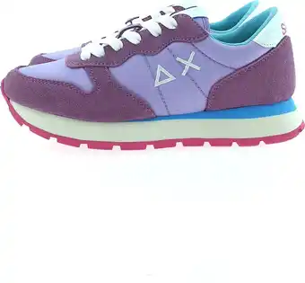 Sun68 ally solid nylon lage sneakers - dames - paars - maat 39