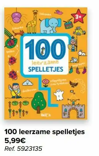 Carrefour 100 leerzame spelletjes aanbieding
