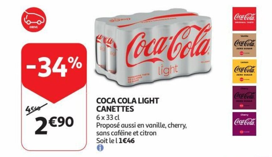 Prix Canette De Coca