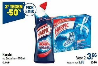 Makro Harpic ontkalker aanbieding
