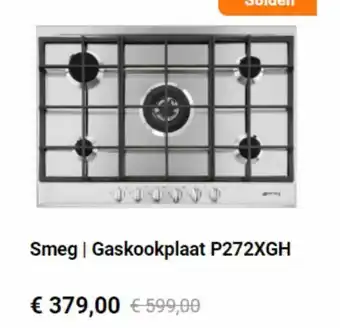 Krëfel Smeg | Gaskookplaat P272XGH aanbieding