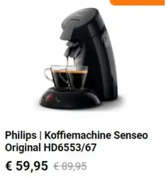 Krëfel Philips | Koffiemachine Senseo Original HD6553/67 aanbieding