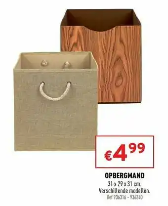 Opbergmand