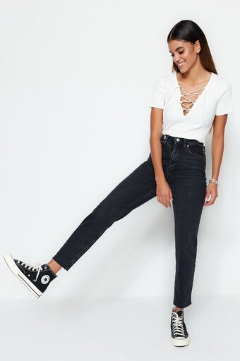 Trendyol vrouwen hoge taille mama jeans