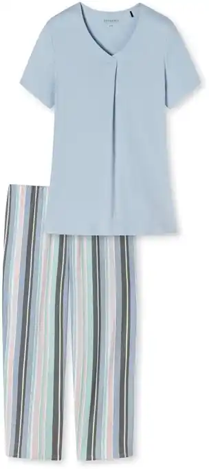 Bol.com Schiesser schlafanzug 3/4, 1/2 arm dames pyjamaset - maat 4xl aanbieding