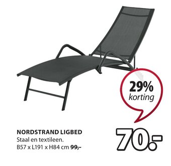 Jysk NORDSTRAND LIGBED aanbieding