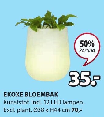 Jysk EKOXE BLOEMBAK aanbieding