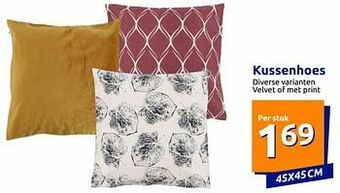 Action Kussenhoes aanbieding