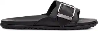 Bol.com Ugg w solivan buckle slide dames slippers - zwart - maat 36 aanbieding