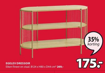 Jysk EGELEV DRESSOIR aanbieding