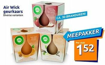 Action Air wick geurkaars aanbieding