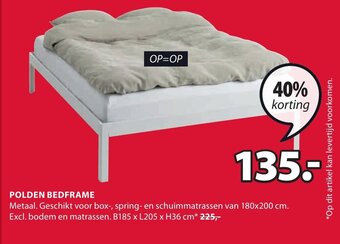 Jysk POLDEN BEDFRAME aanbieding
