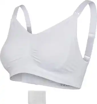 Carriwell padded meegroeibh en voedingsbh wit-xl