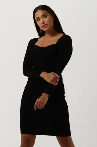 Bol.com Guess es ls sweethrt margot drs jurken dames - rok - jurk - zwart - maat m aanbieding