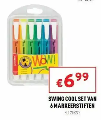 Swing cool set van 6 markeerstiften