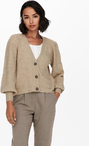 Bol.com Jdy jdydrea l/s short cardigan knt noos dames vest - maat xxl aanbieding