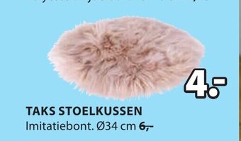 Jysk TAKS STOELKUSSEN aanbieding