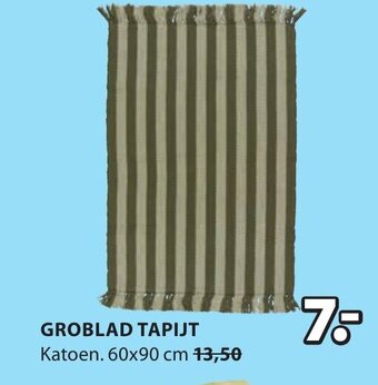 Jysk GROBLAD TAPIJT aanbieding