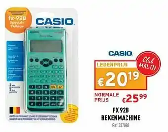Trafic Fx 92b rekenmachine aanbieding