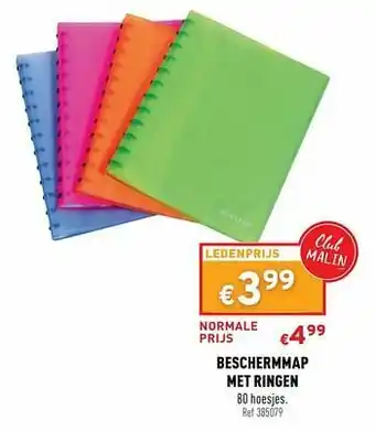 Beschermmap met ringen