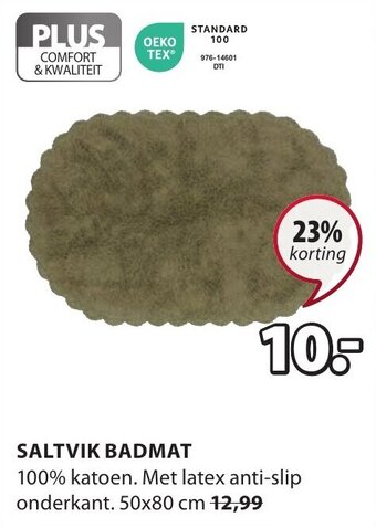 Jysk SALTVIK BADMAT aanbieding