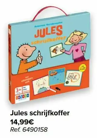 Carrefour Jules schrijfkoffer aanbieding