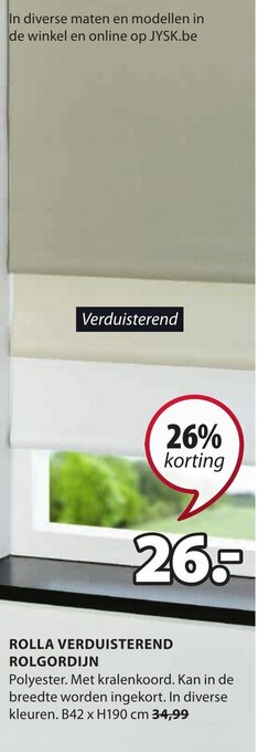 ROLLA VERDUISTEREND ROLGORDIJN