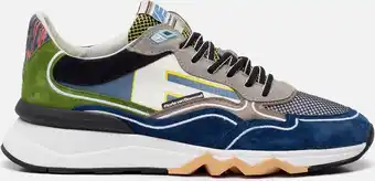 Bol.com Floris van bommel de zager 04.01 sneakers blauw - maat 42 aanbieding