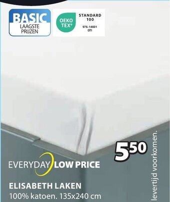 Jysk ELISABETH LAKEN aanbieding