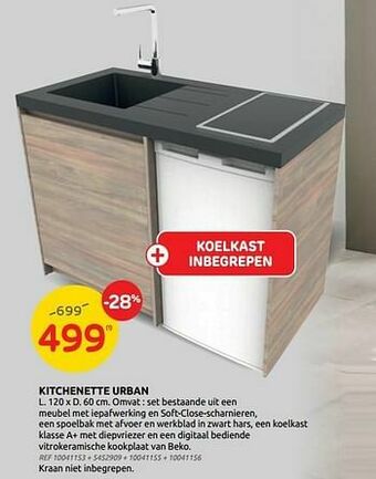 Brico Kitchenette urban aanbieding