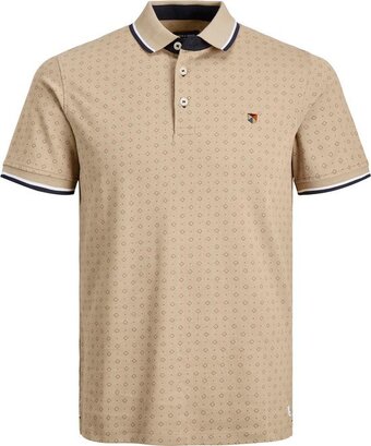 Bol.com Jack&jones jprpaulos play aop blu. ss polo heren poloshirt - maat m aanbieding