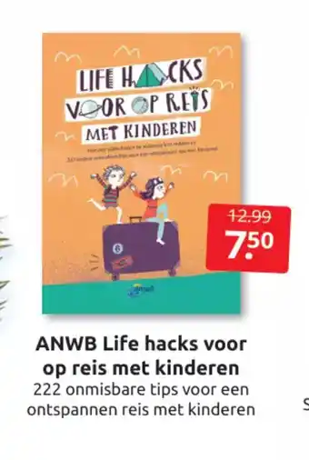 Boekenvoordeel ANWB Life hacks voor op reis met kinderen aanbieding