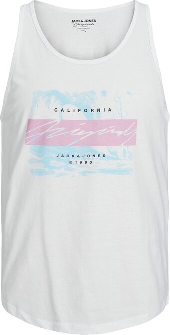 Jack&jones jortulum sketch tank top heren tanktop - maat xl