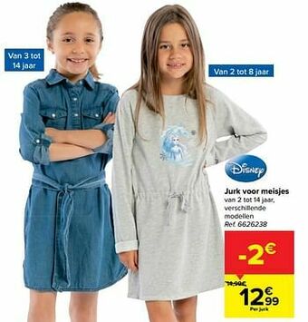 Carrefour Jurk voor meisjes aanbieding