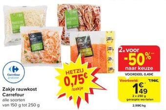 Carrefour Market Zakje rauwkost aanbieding